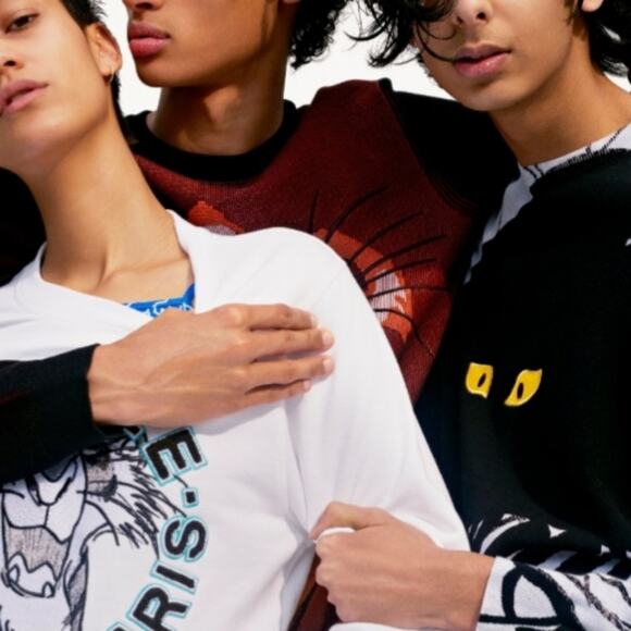 Kenzo x Disney The Jungle Book Shere Khan Gray T-Shirt FLAWS | Women's Large - Picture 15 of 15